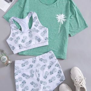 SHEIN shirt & shorts - BRA NOT FOR SALE